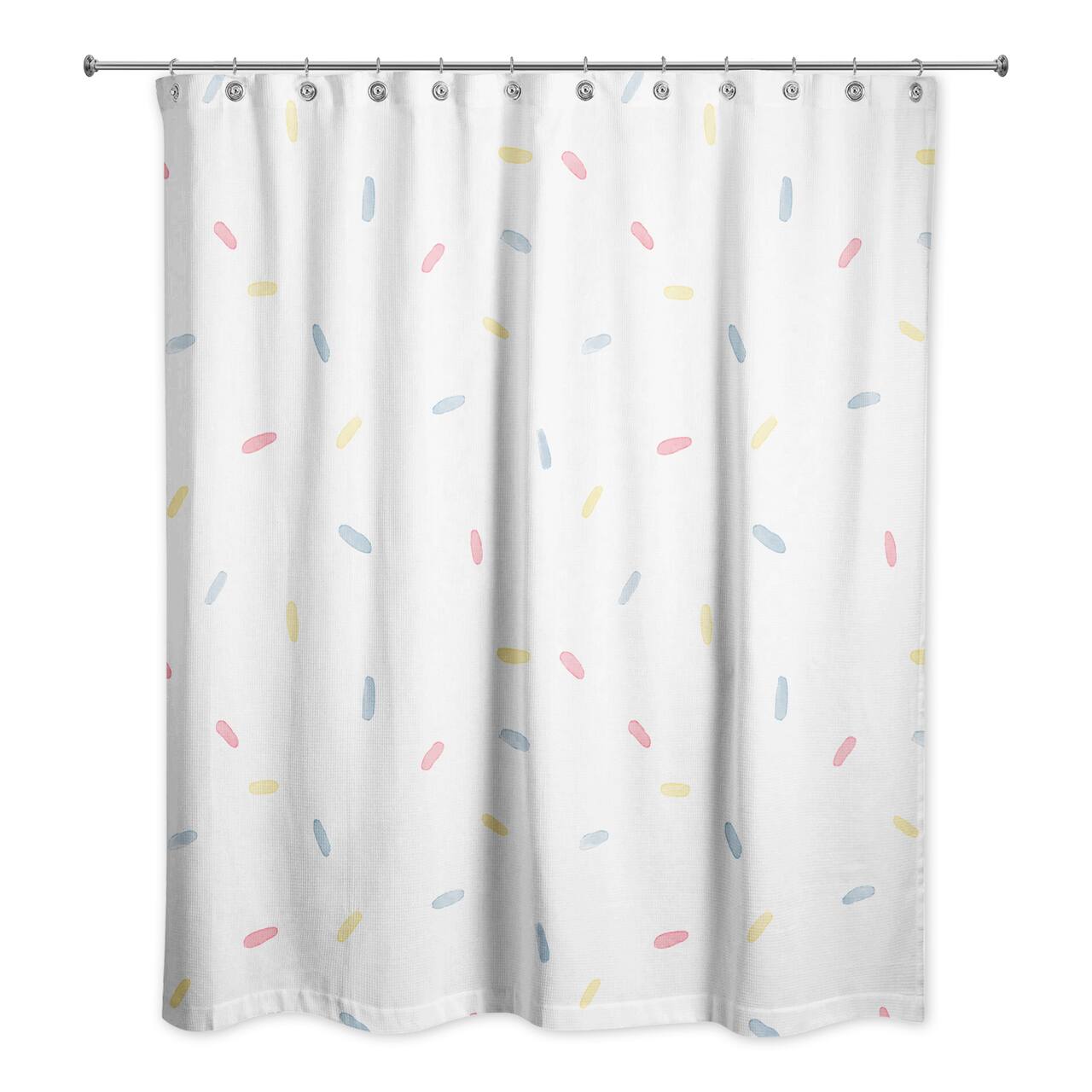 Sprinkle Pattern 71" x 74" Shower Curtain